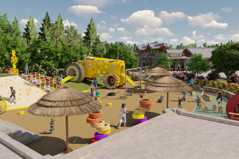 无动力儿童游乐园